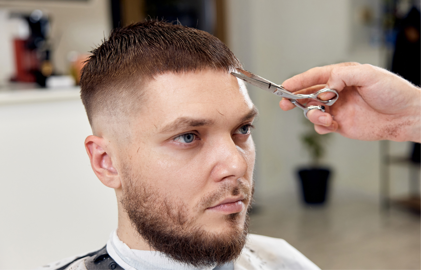 Experience effortless style with a crew cut hairstyle.